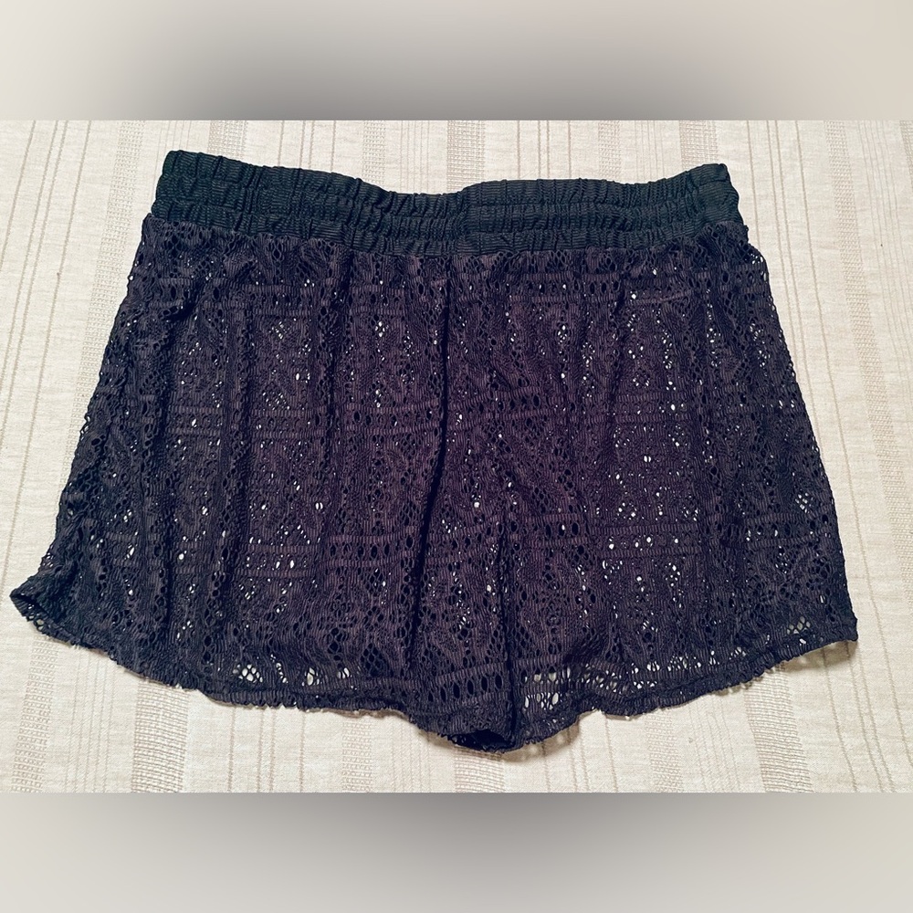 Lace Eyelet Geometric Floral Shorts Festival Mesh Party Vegas Indie Cochella